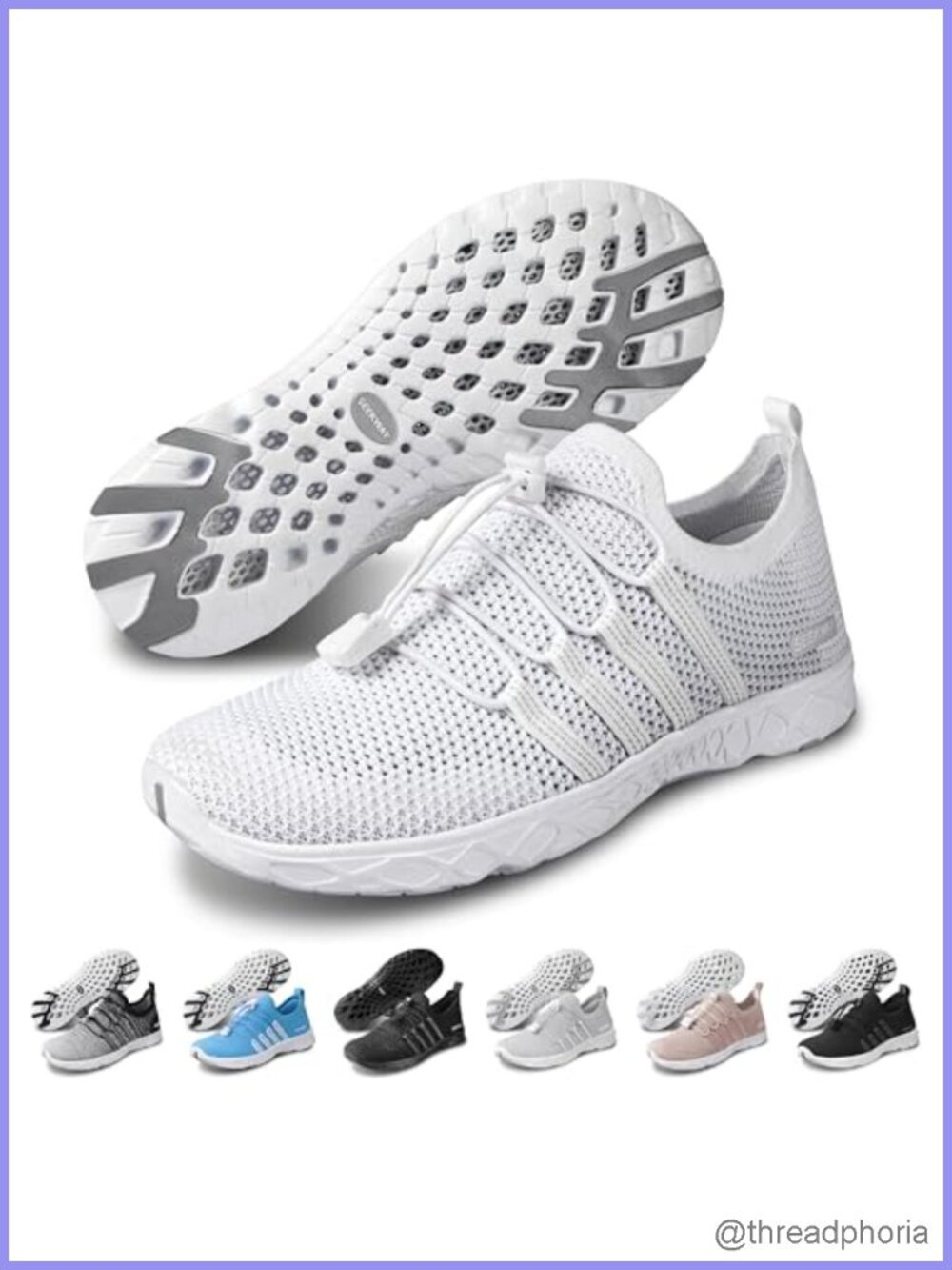 Quick Dry Water Shoes Barefoot Aqua Shoes for Beach Surf Hiking Pool